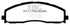 EBC 13+ Ford F250 (inc Super Duty) 6.2 (2WD) Greenstuff Front Brake Pads