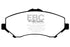 EBC 08-11 Chrysler Town & Country 3.3 Greenstuff Front Brake Pads