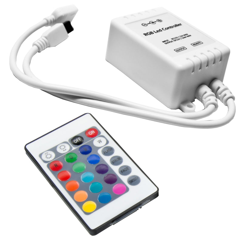 ORACLE Lighting 5-24V Simple ColorSHIFT RGB LED Controller w/ Remote 1612-504