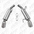 MBRP AL 2.5" Dual Mufflers Axle Back Split Rear For 05-10 Ford Mustang GT 4.6L/07-10 GT500 S7200AL