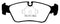 EBC 99-02 BMW Z3 2.5 Redstuff Front Brake Pads
