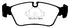 EBC 99-02 BMW Z3 2.5 Redstuff Front Brake Pads
