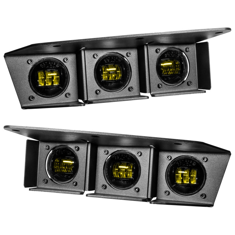 ORACLE Lighting Triple Yellow LED Fog Light Kit for 21-22 Ford Bronco Steel Bumper 5890-006