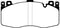 EBC 15-19 BMW X5M 4.4TT (F85) Redstuff Front Brake Pads