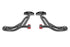 BMR 10-14 Ford Mustang / Shelby GT500 Non-Adj. Lower A-Arms (Poly/Delrin) - Black Hammertone