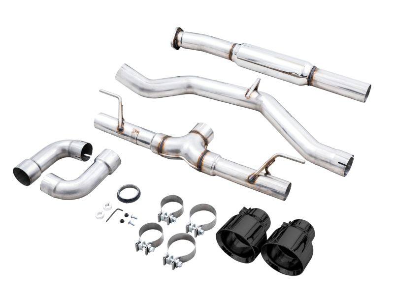 AWE Tuning Track Edition Cat-Back Exhaust Diamond Black Tips for Subaru BRZ /Toyota GR86 /86 3020-33279