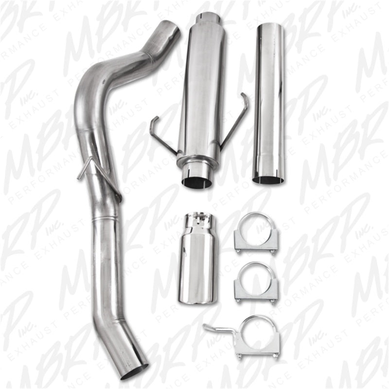 MBRP 4"Cat Back Single Side Exit T409 For 04-07 Dodge Ram 2500/3500 Cummins 600/610 S6108409