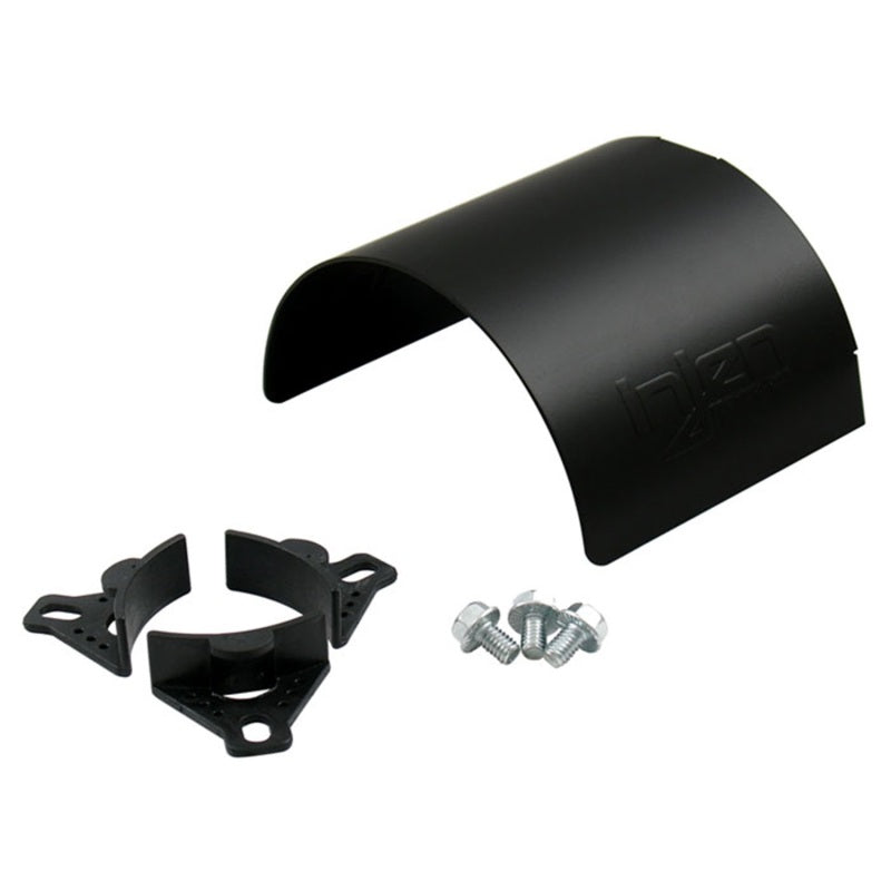 Injen Universal Heat Shield Aluminum Air Filter Fits 3.50 Black HS3500BLK