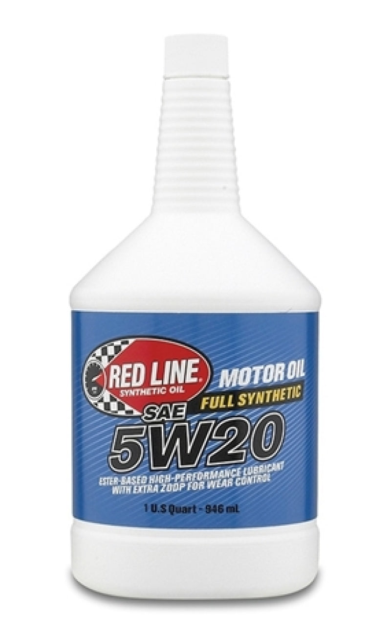 Red Line 5W20 Synthetic Motor Oil (Set of 12 x 1 Qt. Bottle) 15204