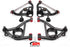 BMR 78-87 G-Body Upper And Lower A-Arm Kit - Black Hammertone