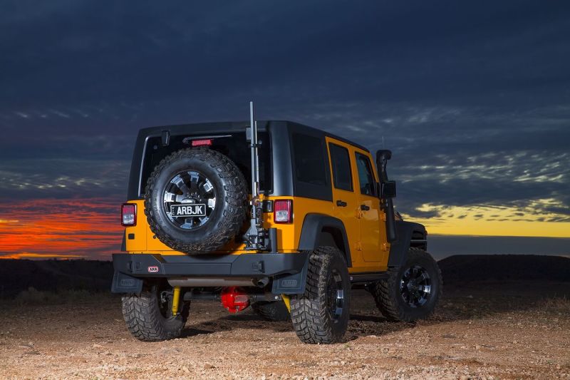 ARB Textured Black Rear Bumper Bar For Jk Jeep - 5650360