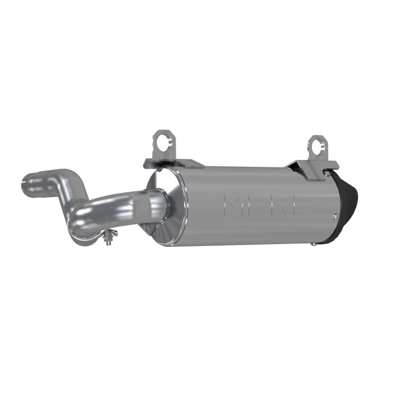 MBRP Exhaust, 5" Slip-on Exhaust, T304  for 15-Up Can-Am Outlander 450/500/570 US AT-9214PT