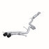 MBRP 2 1/2" Cat Back w/ Carbon Fiber Tips 13-18 Hyundai Veloster Turbo Dual Exit T409 S47034CF