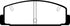 EBC 03-04 Mazda Protege 2.0 Turbo (Mazdaspeed) Greenstuff Rear Brake Pads