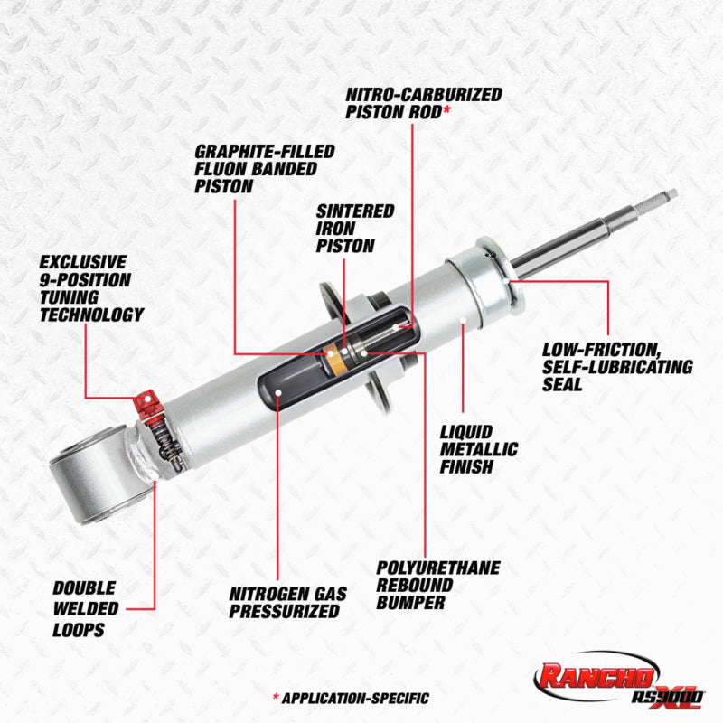 Rancho 00-06 Toyota Tundra Front RS9000XL Strut