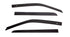 AVS 22-23 Toyota Tundra CC/CrewMax In-Channel Ventvisor Front & Rear Window Deflectors 4pc - Smoke