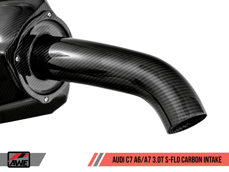 AWE Tuning S-Flo Carbon Intake V2 for Audi C7 A6 / A7 3.0T 2660-15022