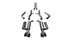 Corsa 17-18 Dodge Challenger 5.7L V8 Xtreme Cat-Back Dual Rear Exit w/3.5in Black Tips