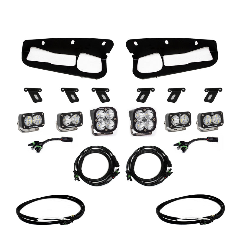 Baja Designs Ford Squadron Pro/S2 Sport w/Upfitter Fog Pocket Light Kit - Ford 21-22 Bronco 447763UP