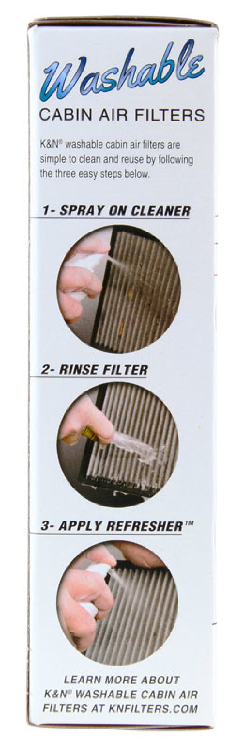 K&N Cabin Air Filter Refresher/ Cleaning Kit 99-6000