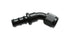 Vibrant -8AN Push-On 45 Deg Hose End Fitting - Aluminum