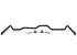 Whiteline Toyota Landcruiser 80/105 Series Rear 30mm X Heavy Duty Fixed Swaybar