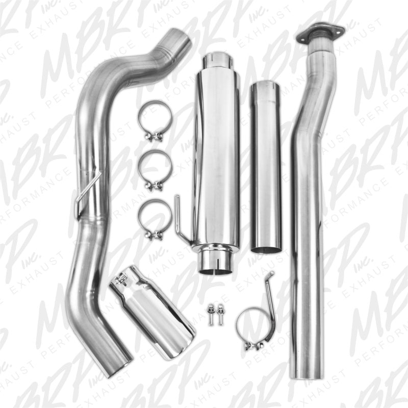 MBRP 4" Cat Back Single Side T409 Exhaust System For 11-14 Ford F-150 3.5L V6 EcoBoost S5248409