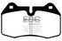 EBC 94-99 BMW M5 3.8 (E34) Redstuff Front Brake Pads