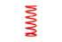 Eibach ERS 8.00 inch L x 2.50 inch dia x 500 lbs Coil Over Spring