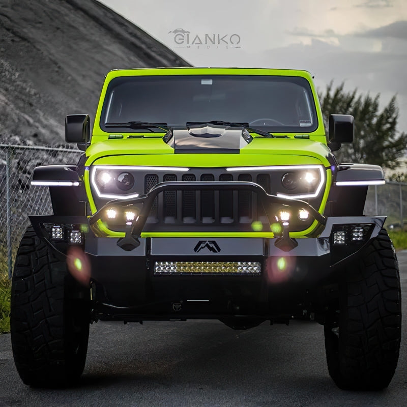 ORACLE Lighting VECTOR PRO-Series Full LED Grill for Jeep Wrangler JL/JT 5837-PRO