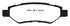EBC 08-13 Cadillac CTS 3.0 Redstuff Rear Brake Pads