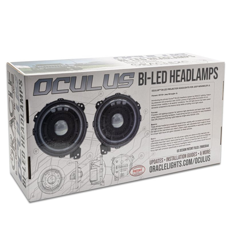 ORACLE Lighting Oculus Bi-LED Projector Headlights - Graphite Metallic - 5500K 5839-504-PAU