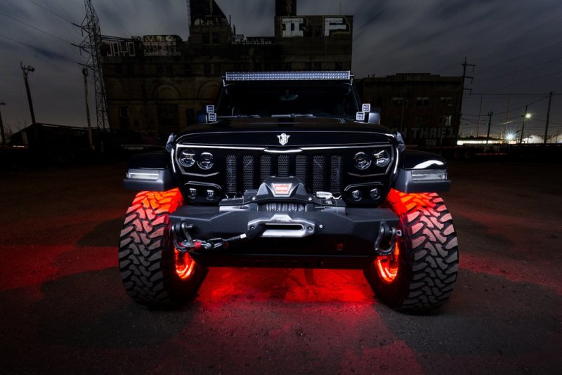 ORACLE Lighting VECTOR PRO-Series Full LED Grill for Jeep Wrangler JL/JT 5837-PRO