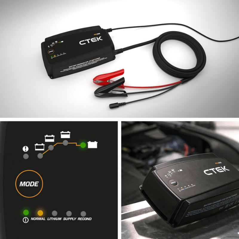 CTEK 12V PRO25S Battery Charger And Power Supply - 50-60 Hz -  40-328