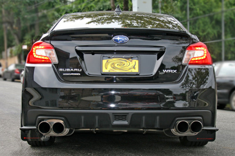 Rally Armor 15-21 Subaru WRX & STI Black Mud Flap Green Altered Font Logo