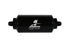Aeromotive In-Line Filter - (AN-6 Male) 10 Micron Fabric Element Bright Dip Black Finish