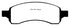 EBC 07+ Buick Enclave 3.6 Yellowstuff Front Brake Pads