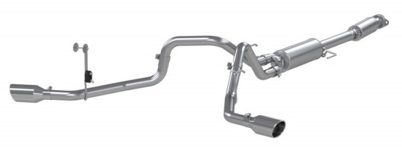 MBRP 3" Cat-Back 2.5" Dual Split Side, 2021+ Ford F150 2.7L/3.5L/5.0L, Aluminized Steel S5213AL