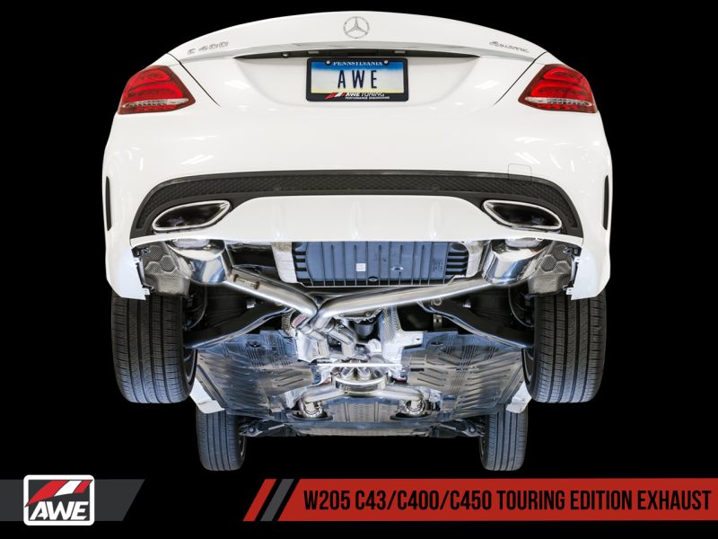 AWE Tuning Touring Edition Exhaust for Mercedes-Benz W205 C450 AMG / C400 3015-31012