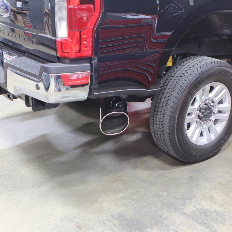 Banks Power Monster Exhaust System - Single Exhaust w/ Chrome Tip for 2017 Ford 6.7L 5" 49795