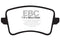 EBC 09-11 Audi A4 2.0 Turbo Redstuff Rear Brake Pads