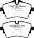 EBC 14+ Mini Hardtop 2.0 Turbo Cooper S Yellowstuff Front Brake Pads