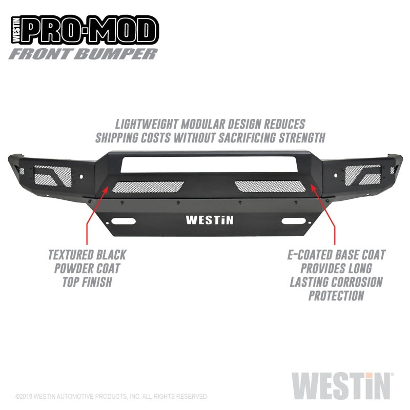 Westin 16-19 Chevy/GMC Silverado/Sierra 1500 Pro-Mod Front Bumper