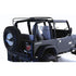 Rampage 1987-1995 Jeep Wrangler(YJ) Soft Top Hardware - Black