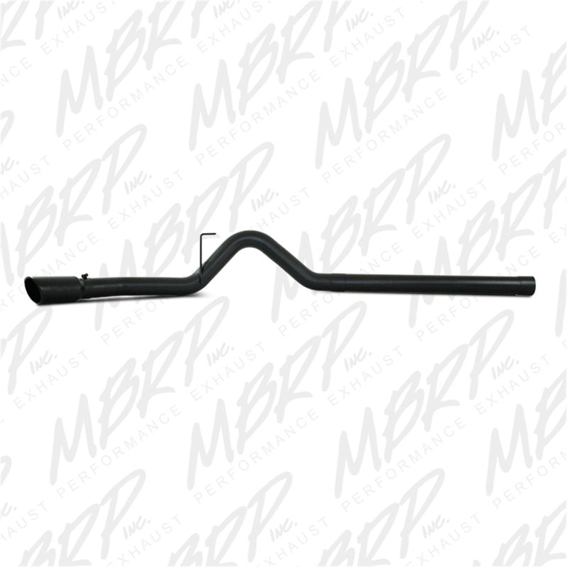 MBRP 4"Filter Back Single Side Black Coated Exhaust For 07.5-12Dodge 2500/3500 Cummins 6.7L S6130BLK