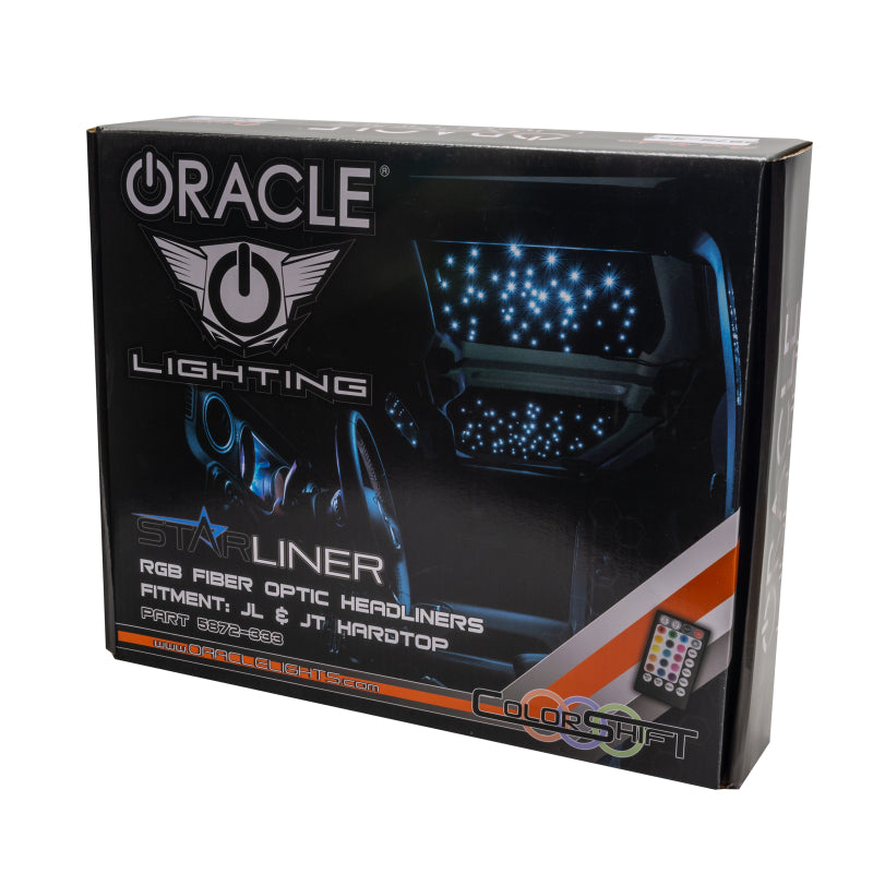 ORACLE Lighting StarLINER ColorSHIFT Fiber Optic Hardtop Headliner for Wrangler JL/Gladiator JT 5872-333