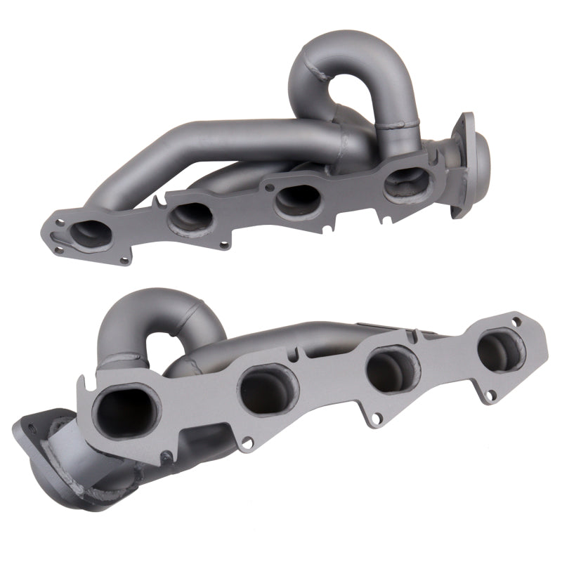 BBK 14-18 GM Truck 5.3/6.2 1 3/4in Shorty Tuned Length Headers - Titanium Ceramic