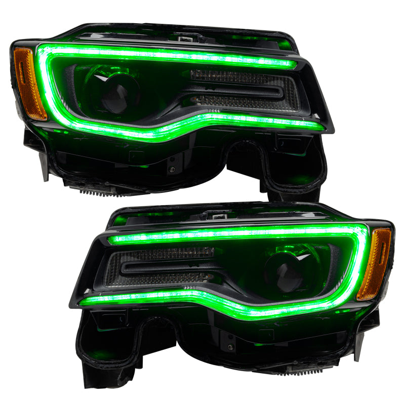 Oracle Lighting Dynamic ColorSHIFT Headlight DRL Upgrade Kit for 114-21 Jeep Grand Cherokee 1284-332