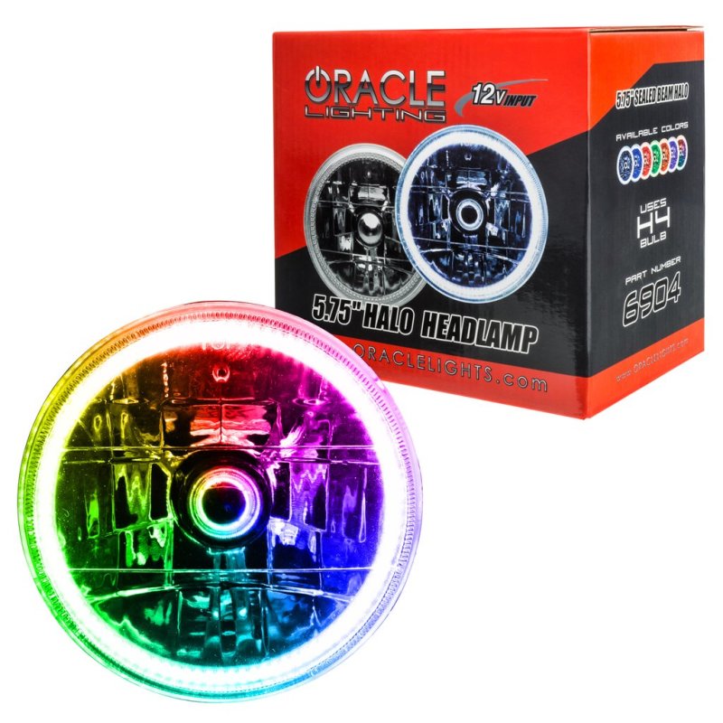 ORACLE Lighting Pre-Installed 5.75" H5006/PAR46 ColorSHIFT Halo Sealed Beam 6904-333