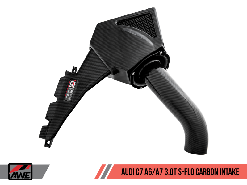 AWE Tuning S-Flo Carbon Intake V2 for Audi C7 A6 / A7 3.0T 2660-15022